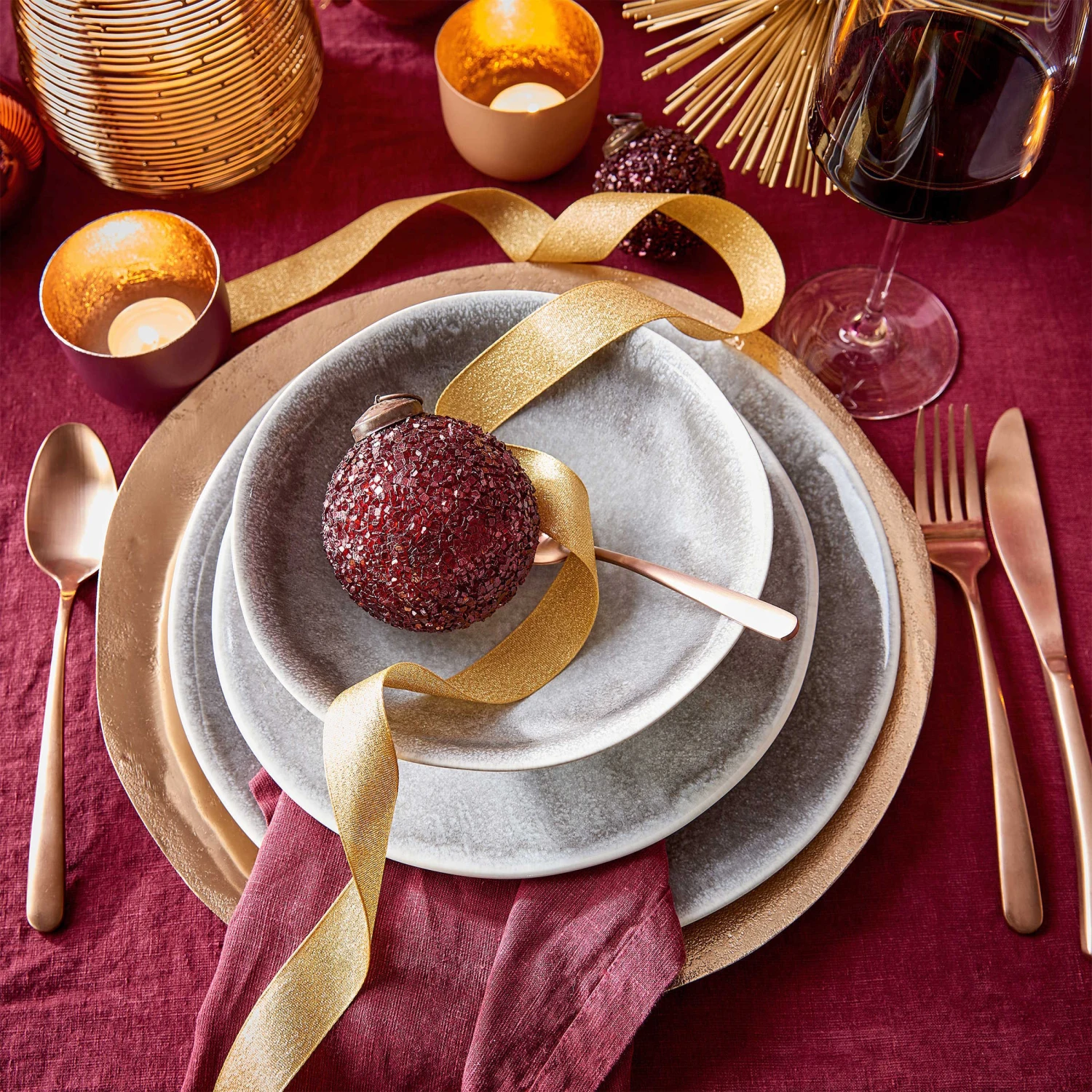 4x Frühstücksteller Ø23cm ATLANTIS In Grau 10 4x Frühstücksteller Ø23cm ATLANTIS In Grau – Bild 8