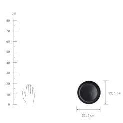 4x Pastateller Ø23cm CASA NOVA In Schwarz -Butlers butlers 4x pastateller o23cm casa nova in schwarz 4