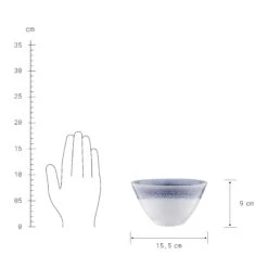 4x Schale 640ml ATLANTIS In Blau 15 4x Schale 640ml ATLANTIS In Blau -Butlers butlers 4x schale 640ml atlantis in blau 3