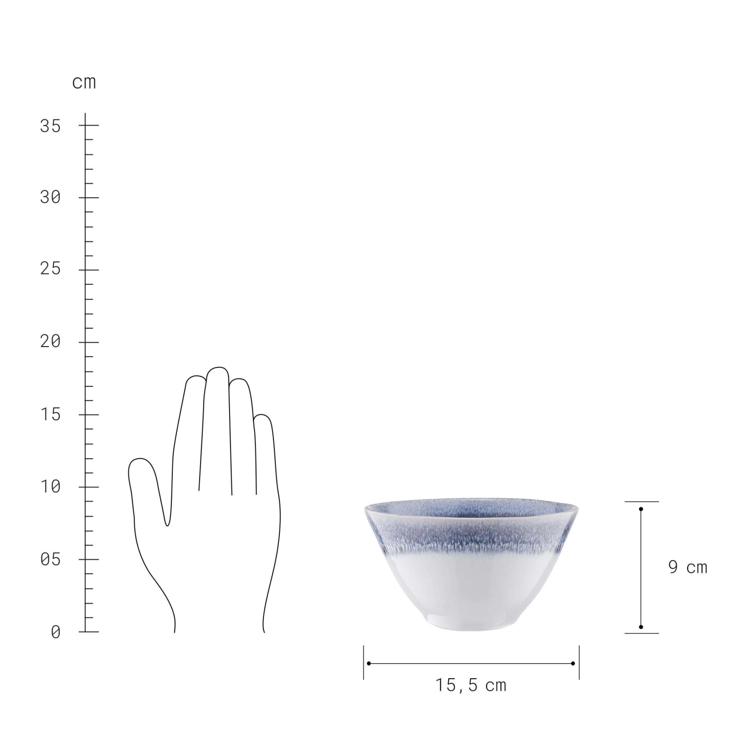 4x Schale 640ml ATLANTIS In Blau 6 4x Schale 640ml ATLANTIS In Blau – Bild 4