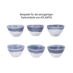 4x Schale 640ml ATLANTIS In Blau 19 4x Schale 640ml ATLANTIS In Blau -Butlers butlers 4x schale 640ml atlantis in blau 7
