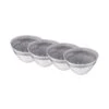 4x Schale 640ml ATLANTIS In Grau 1 4x Schale 640ml ATLANTIS In Grau -Butlers butlers 4x schale 640ml atlantis in grau