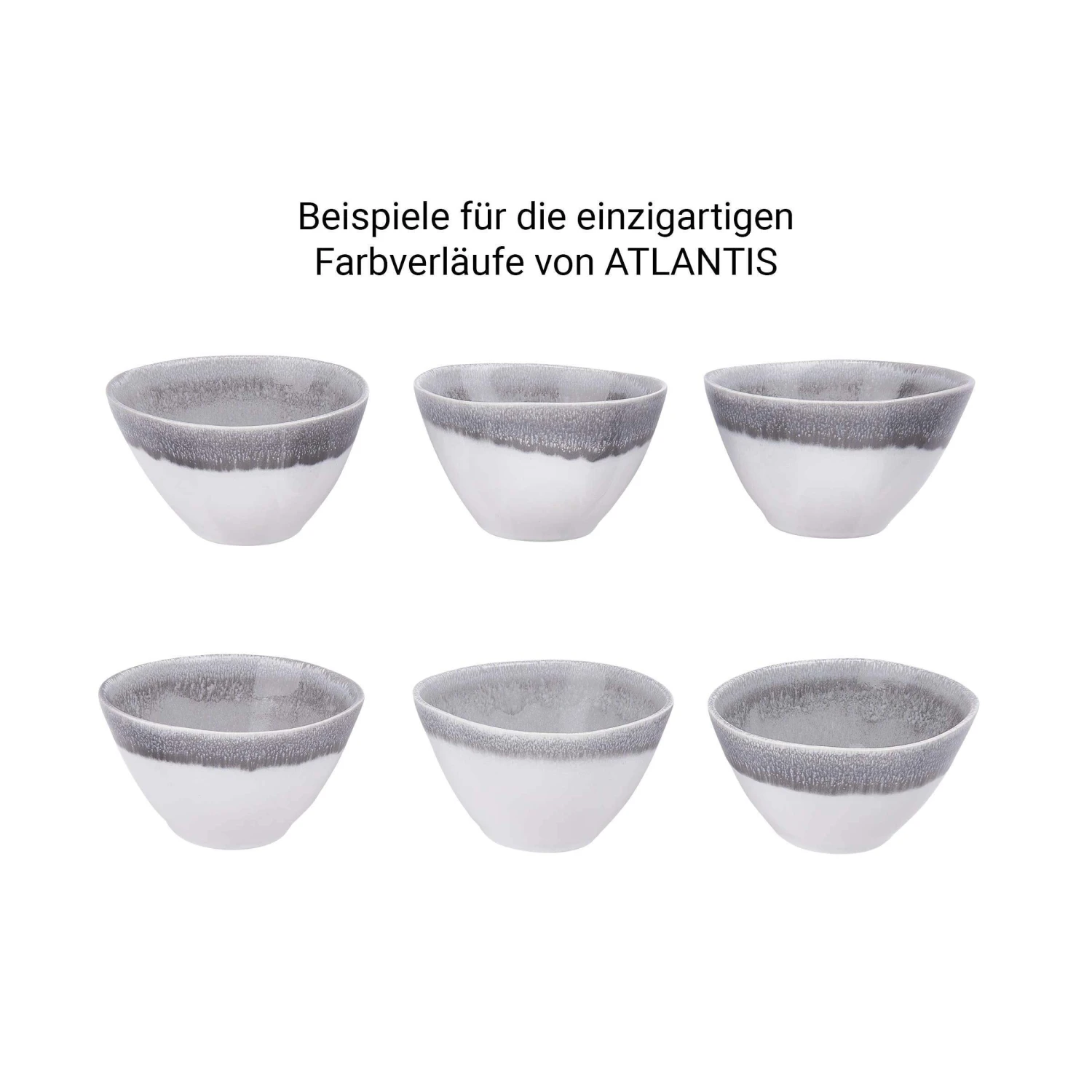 4x Schale 640ml ATLANTIS In Grau 10 4x Schale 640ml ATLANTIS In Grau – Bild 8