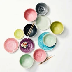 4x Teller Ø25cm SUMATRA In Türkis -Butlers butlers 4x teller o25cm sumatra in turkis 5