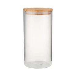 4x Vorratsgläser 2300ml WOODLOCK In Transparent -Butlers butlers 4x vorratsglaser 2300ml woodlock in transparent 2