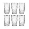 6x Longdrinkgläser Mit Silberrand 460ml UPSCALE In Transparent-Silber -Butlers butlers 6x longdrinkglaser mit silberrand 460ml upscale in transparent silber