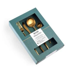 Besteck-Set 4-tlg. Matt STILETTO In Gold -Butlers butlers besteck set 4 tlg matt stiletto in gold 2