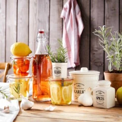 Knoblauchtopf Ø 14 Cm MRS. WINTERBOTTOM'S In Creme -Butlers butlers knoblauchtopf o 14 cm mrs winterbottoms in creme 3