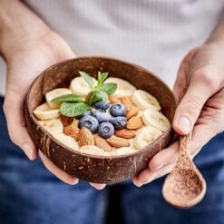 Kokosnussschale 430ml COCONUT In Braun -Butlers butlers kokosnussschale 430ml coconut in braun 3