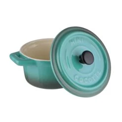 Mini-Auflaufform Rund 190ml C'EST SI BON In Petrol -Butlers butlers mini auflaufform rund 190ml cest si bon in petrol 2