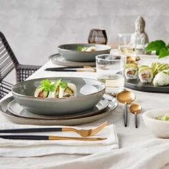 Pastateller Ø21,5cm NATIVE In Grau -Butlers butlers pastateller o21 5cm native in grau 8