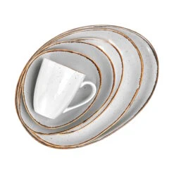 Platzteller L 31 X B 23cm FINCA In Grau -Butlers butlers platzteller l 31 x b 23cm finca in grau 3