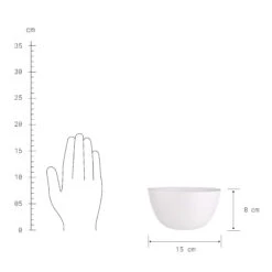 Schale 600ml NATIVE In Weiß -Butlers butlers schale 600ml native in weiss 3