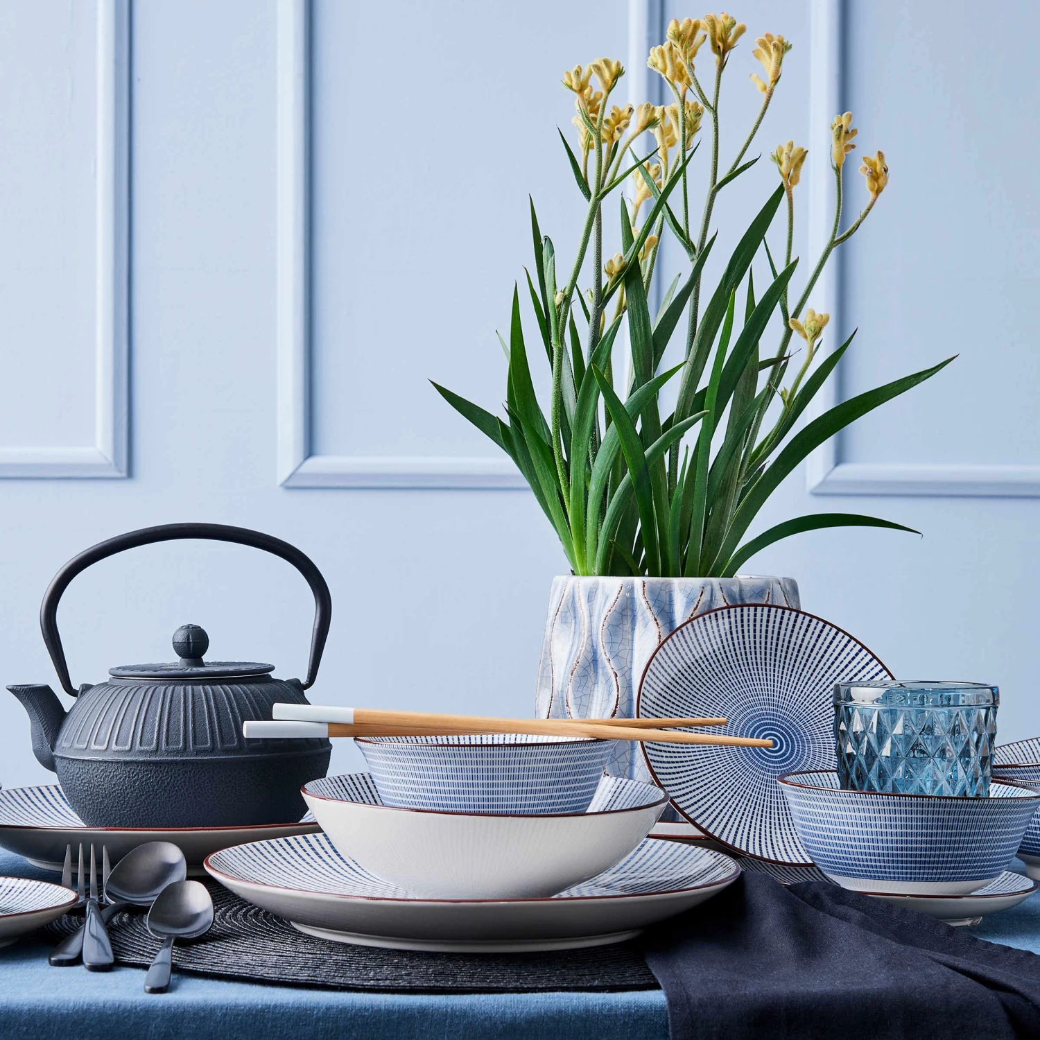 Servierschale 420ml DIM SUM In Blau-Weiß 8 Servierschale 420ml DIM SUM In Blau-Weiß – Bild 6