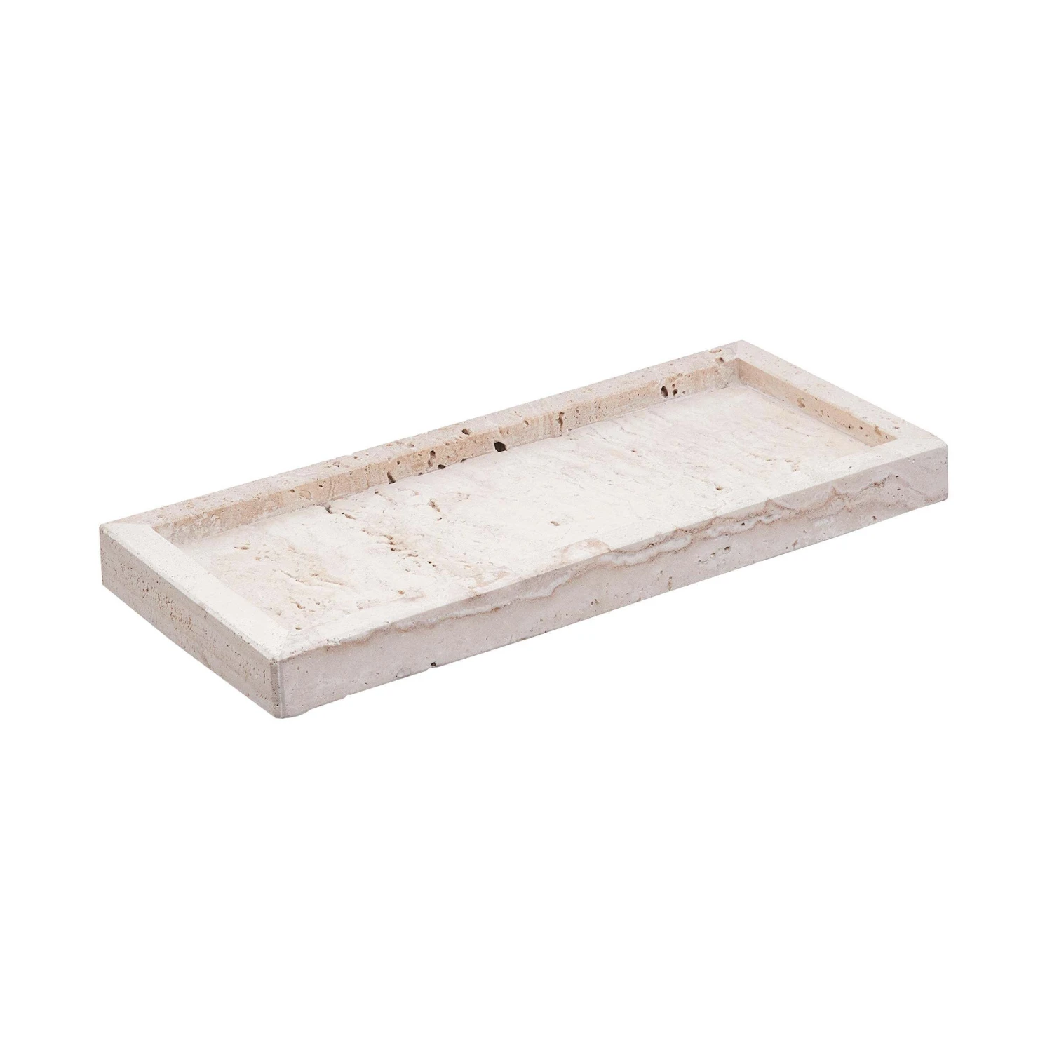 Tablett L 30 X B 13cm TRAVERTINE In Beige 3 Tablett L 30 X B 13cm TRAVERTINE In Beige
