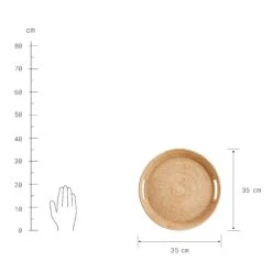 Tablett L 35 X B 6cm RONDA In Natur -Butlers butlers tablett l 35 x b 6cm ronda in natur 2