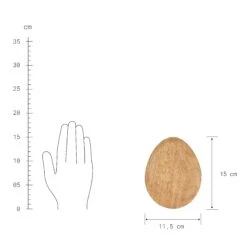 Untersetzer Organisch L 15 X B 12cm MANGO DAYS In Braun -Butlers butlers untersetzer organisch l 15 x b 12cm mango days in braun 2