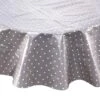 Wachstischdecke Punkte Ø 140 Cm WATERPROOF In Grau 2 Wachstischdecke Punkte Ø 140 Cm WATERPROOF In Grau -Butlers butlers wachstischdecke punkte o 140 cm waterproof in grau